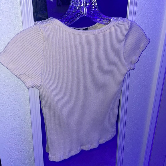 Brandy Melville Yellow Button Top - Picture 2 of 3
